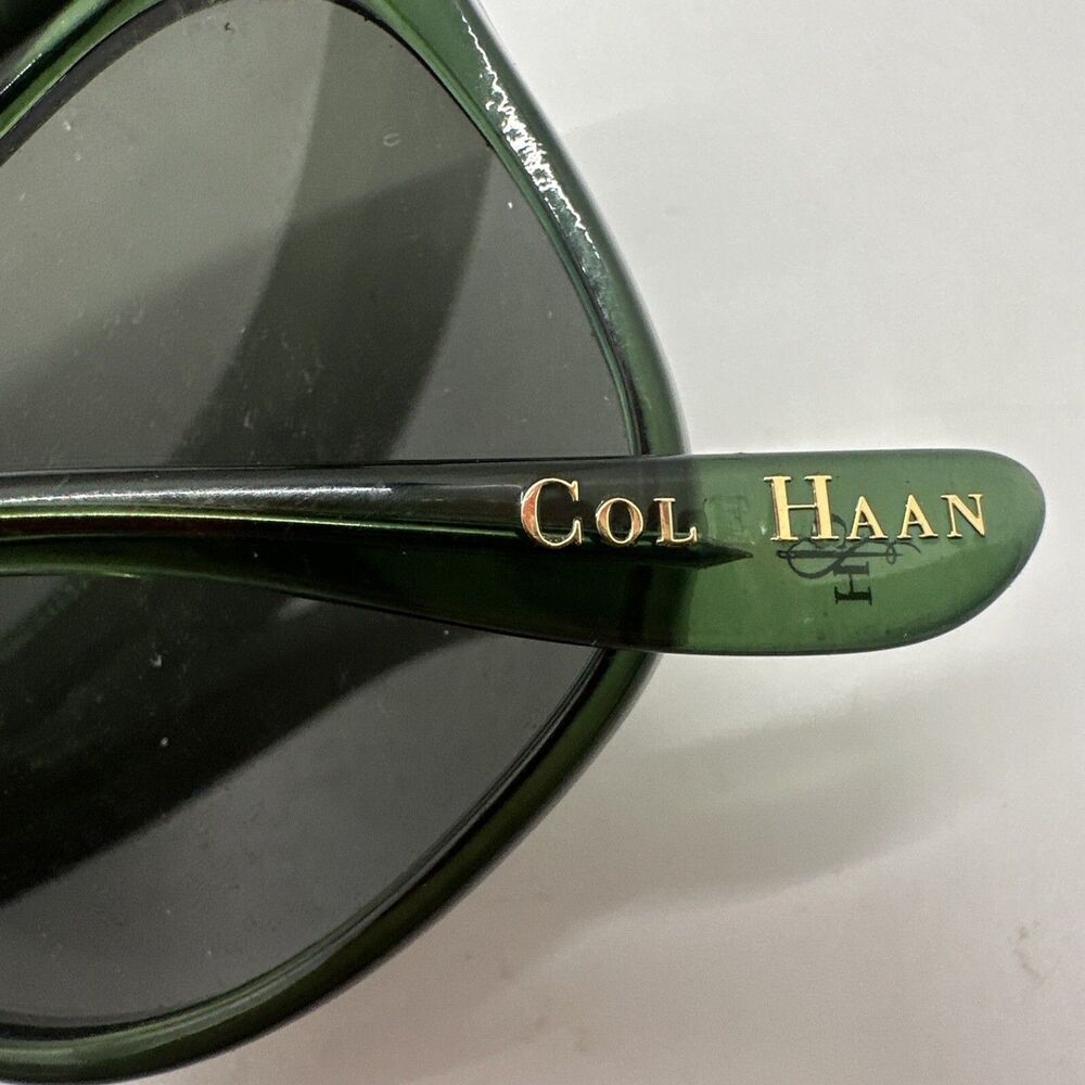 Cole Haan Key Hole Sunglasses Clear Green Frames C7048 80 55 19 145 - Picture 4 of 8